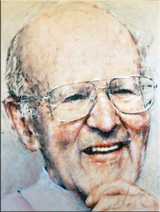 MAX PERUTZ Max Perutz, oil on canvas, Tina Wendon